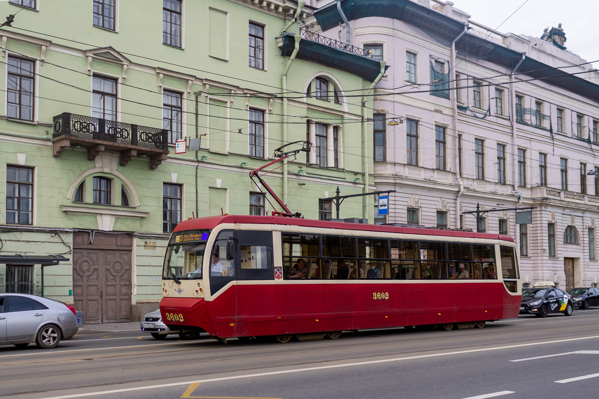 Санкт-Петербург, ЛМ-68М2 (мод. СПб ГЭТ) № 3602
