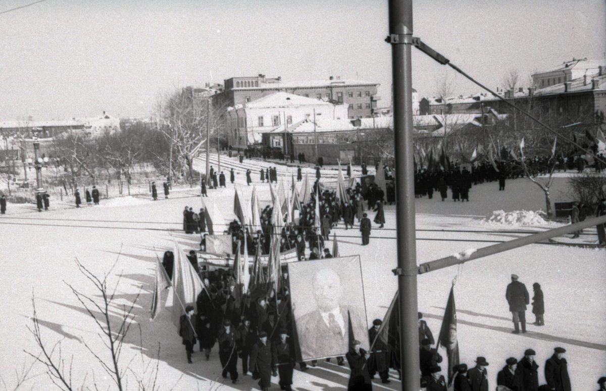 Омск — Закрытые трамвайные линии; Омск — Исторические фотографии; Омск — Трамвайные линии — Правый Берег Оми