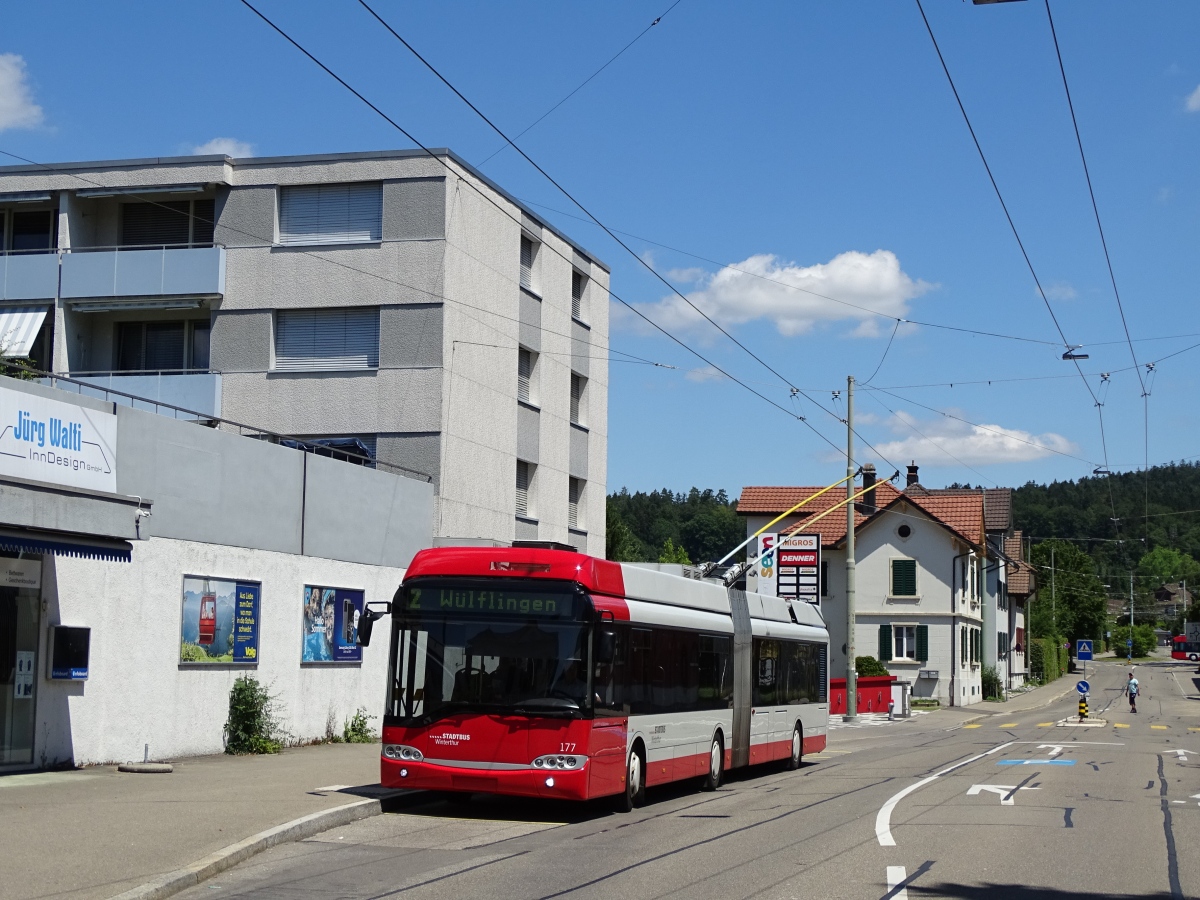 Винтертур, Solaris Trollino II 18 AC № 177 Винтертур, Solaris Trollino II 18 AC № 177