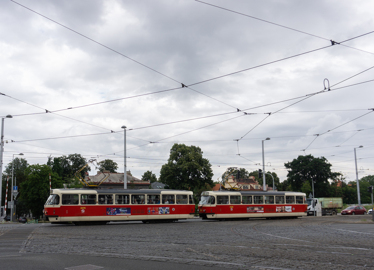 Prága, Tatra T3R.P — 8376; Prága, Tatra T3R.P — 8386