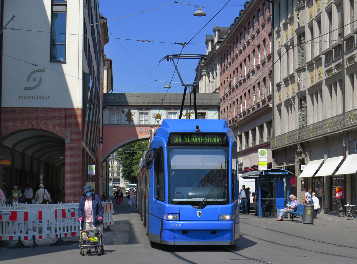 München, Adtranz R3.3 Nr. 2209