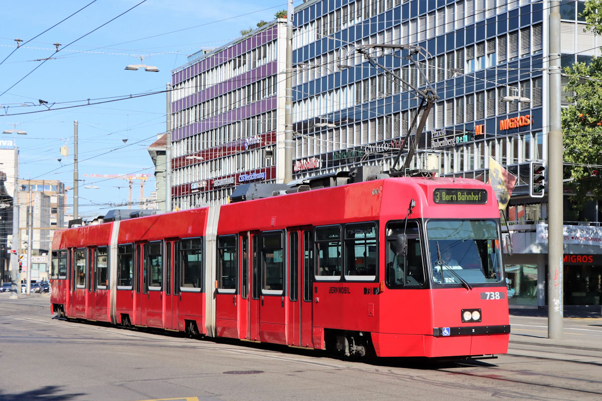 Берн, ACMV/ABB/Duewag Be 4/8 № 738