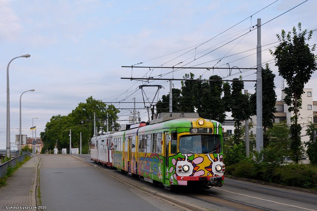 Rhein-Neckar, Duewag GT8K Br. 4115