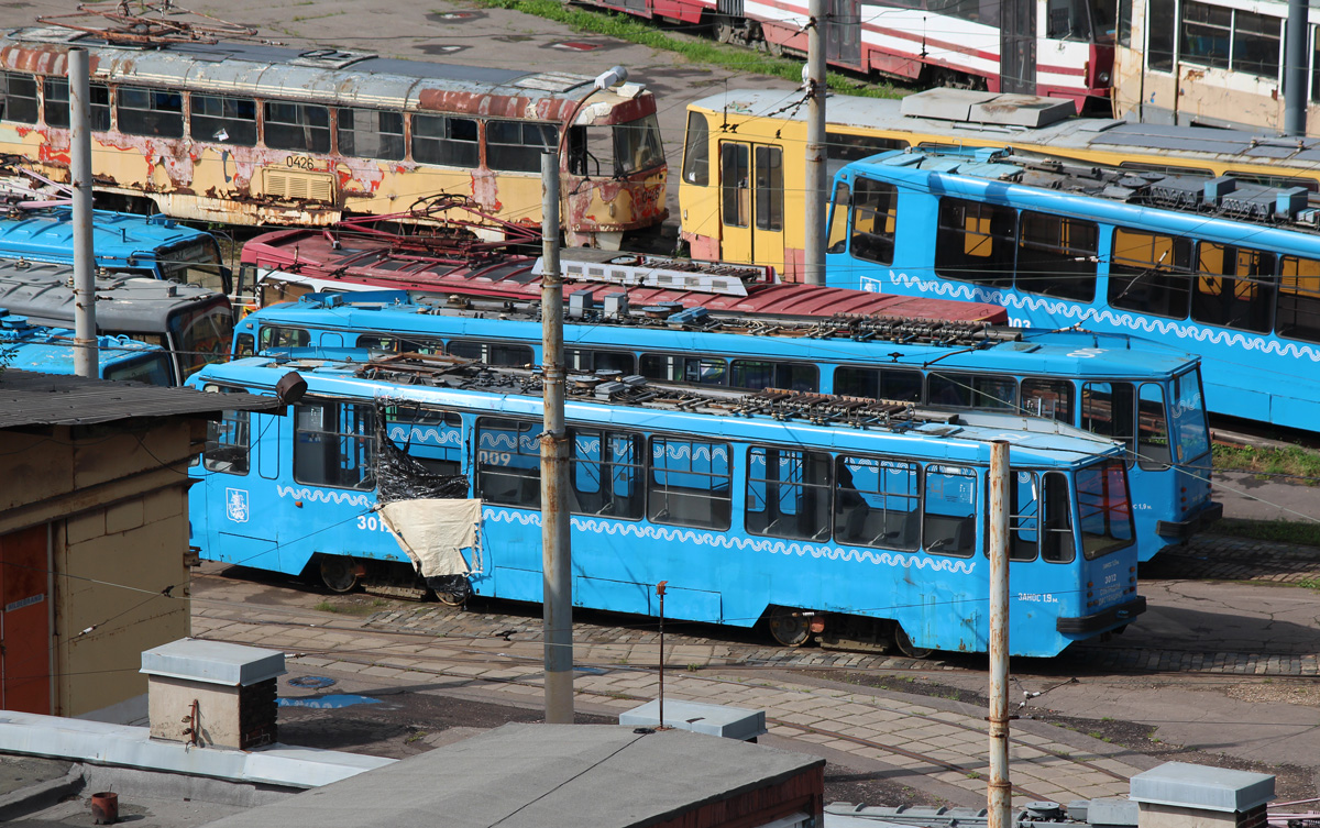 Москва, 71-134А (ЛМ-99АЭ) № 3012; Москва — Виды с высоты; Москва — Трамвайно-ремонтный завод (ТРЗ) Москва, 71-134А (ЛМ-99АЭ) № 3012; Москва — Виды с высоты; Москва — Трамвайно-ремонтный завод (ТРЗ)