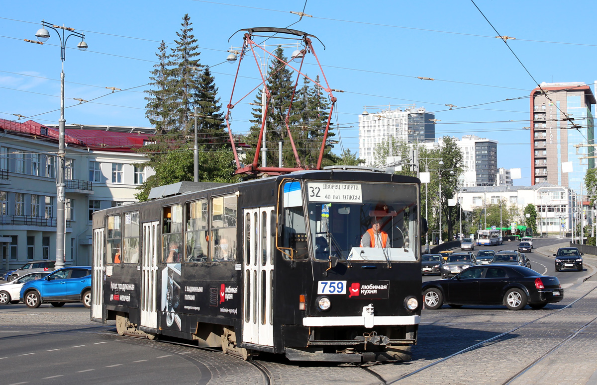 Екатеринбург, Tatra T6B5SU № 759