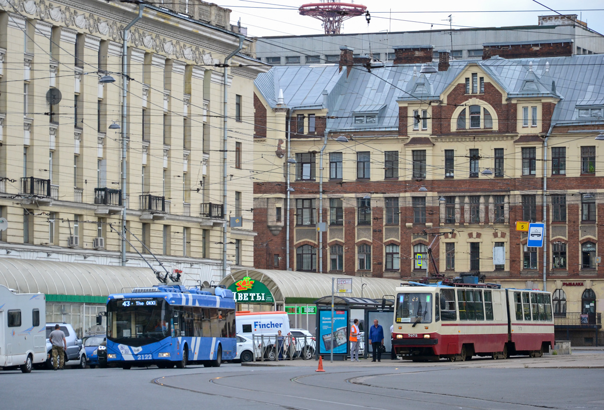 Санкт-Петербург, БКМ 32100D № 2122; Санкт-Петербург, ЛВС-86К № 7073