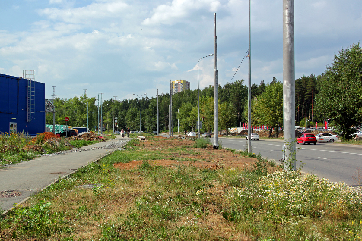 Екатеринбург — Строительство междугородной трамвайной линии Екатеринбург — Верхняя Пышма; Верхняя Пышма — Строительство междугородной трамвайной линии Екатеринбург — Верхняя Пышма