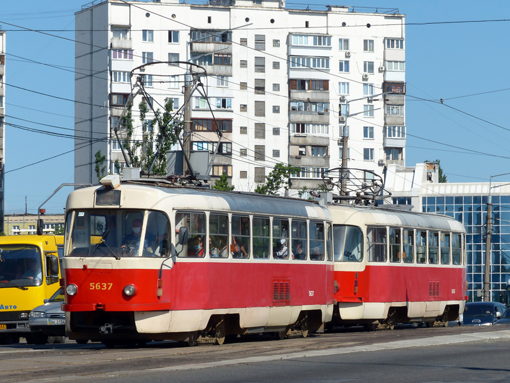 Киев, Tatra T3 № 5637