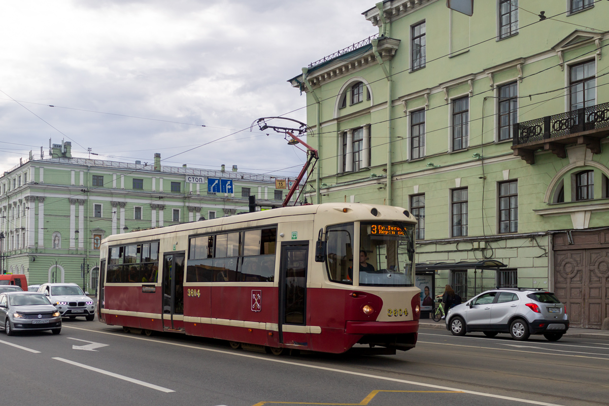 Санкт-Петербург, ЛМ-68М2 (мод. СПб ГЭТ) № 3604