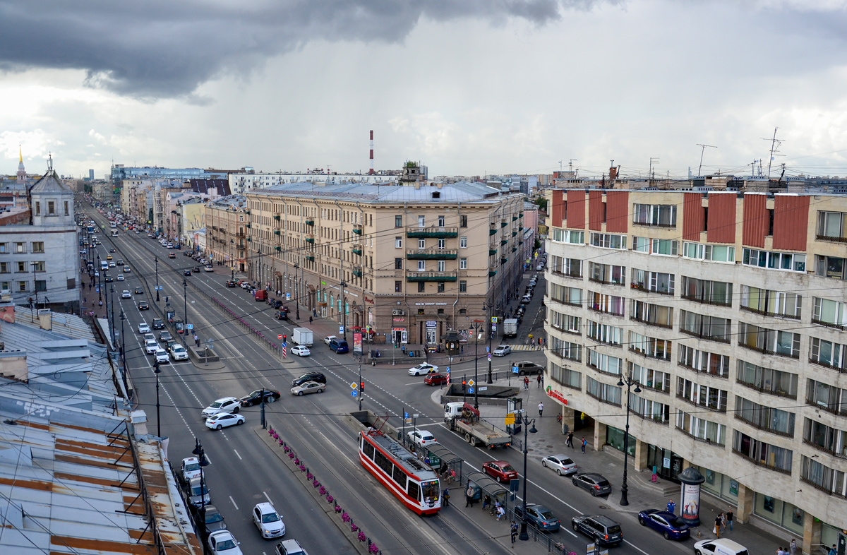 Sankt Peterburgas — Tram lines and infrastructure Sankt Peterburgas — Tram lines and infrastructure