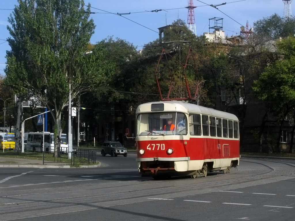 Донецк, Tatra T3SU (двухдверная) № 4770