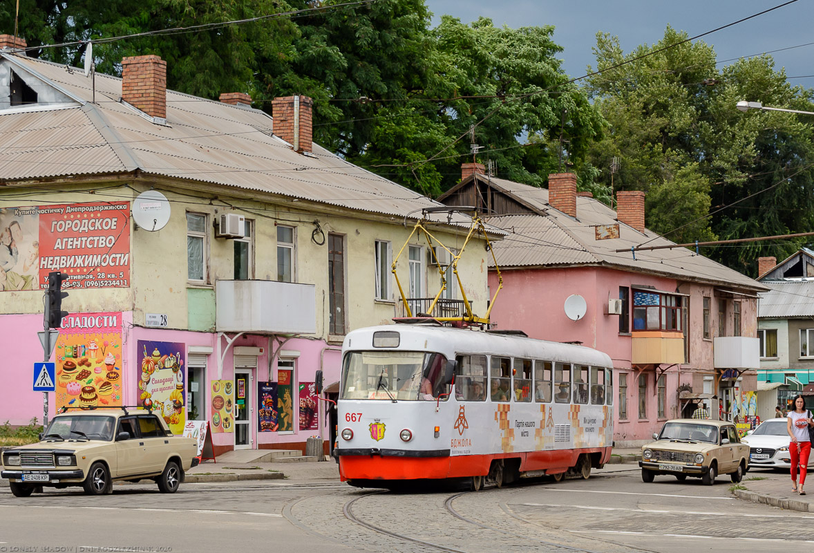 Каменское, Tatra T3SU № 667