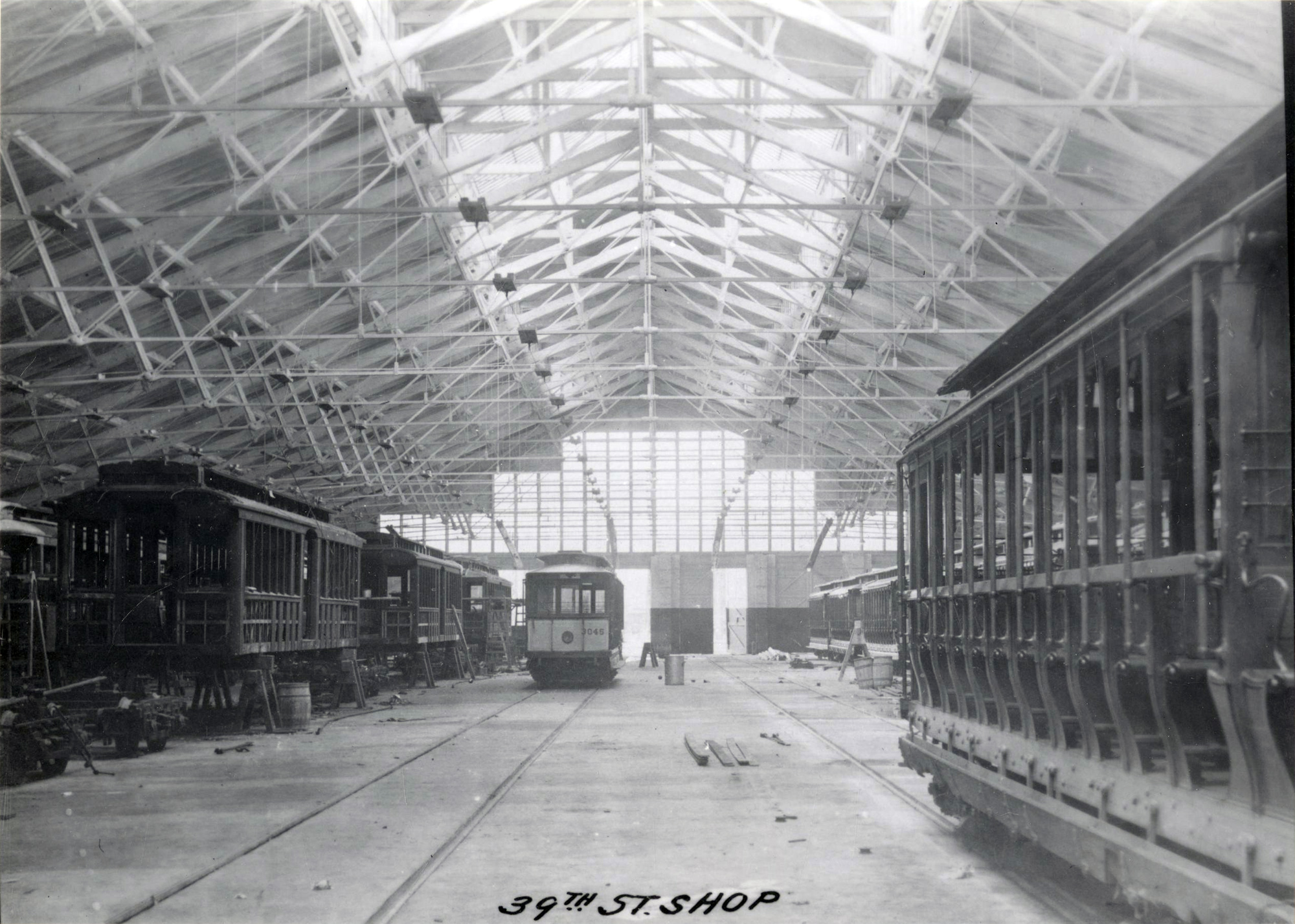New York City, Stephenson 4-axle motor car č. 3045; New York City — Subway and Elevated — Yards