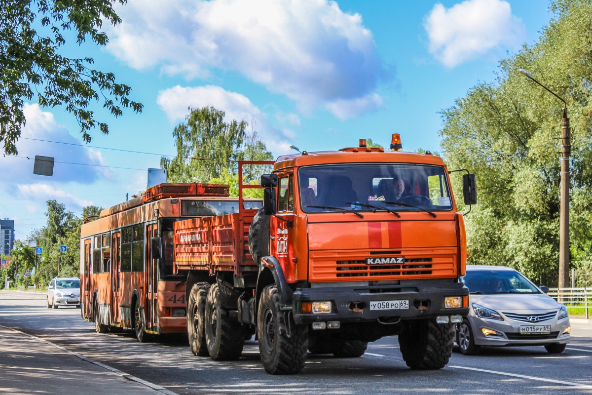 Tver, Trolza-5275.05 “Optima” Nr. 44; Tver — "The final journey" of the Tver trolleybuses