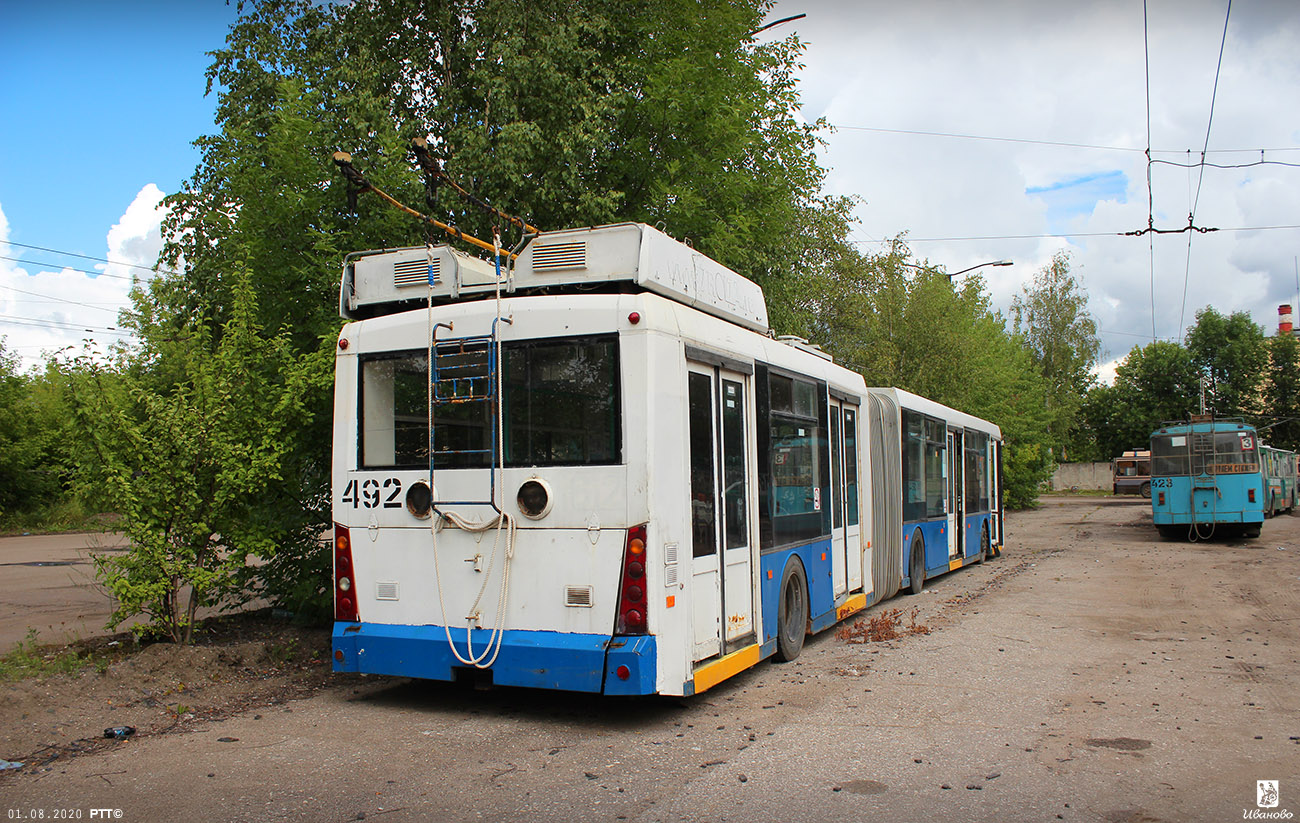 Иваново, Тролза-6206.00 «Мегаполис» № 492; Иваново, ЗиУ-682Г [Г00] № 423