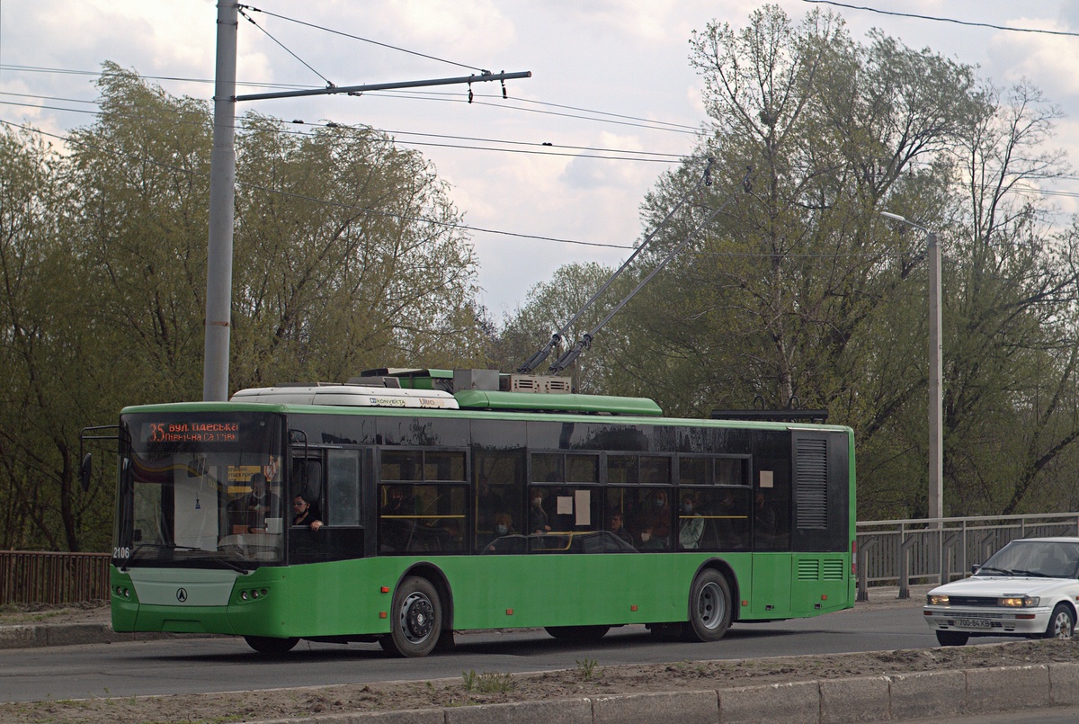 Харьков, ЛАЗ E183A1 № 2106