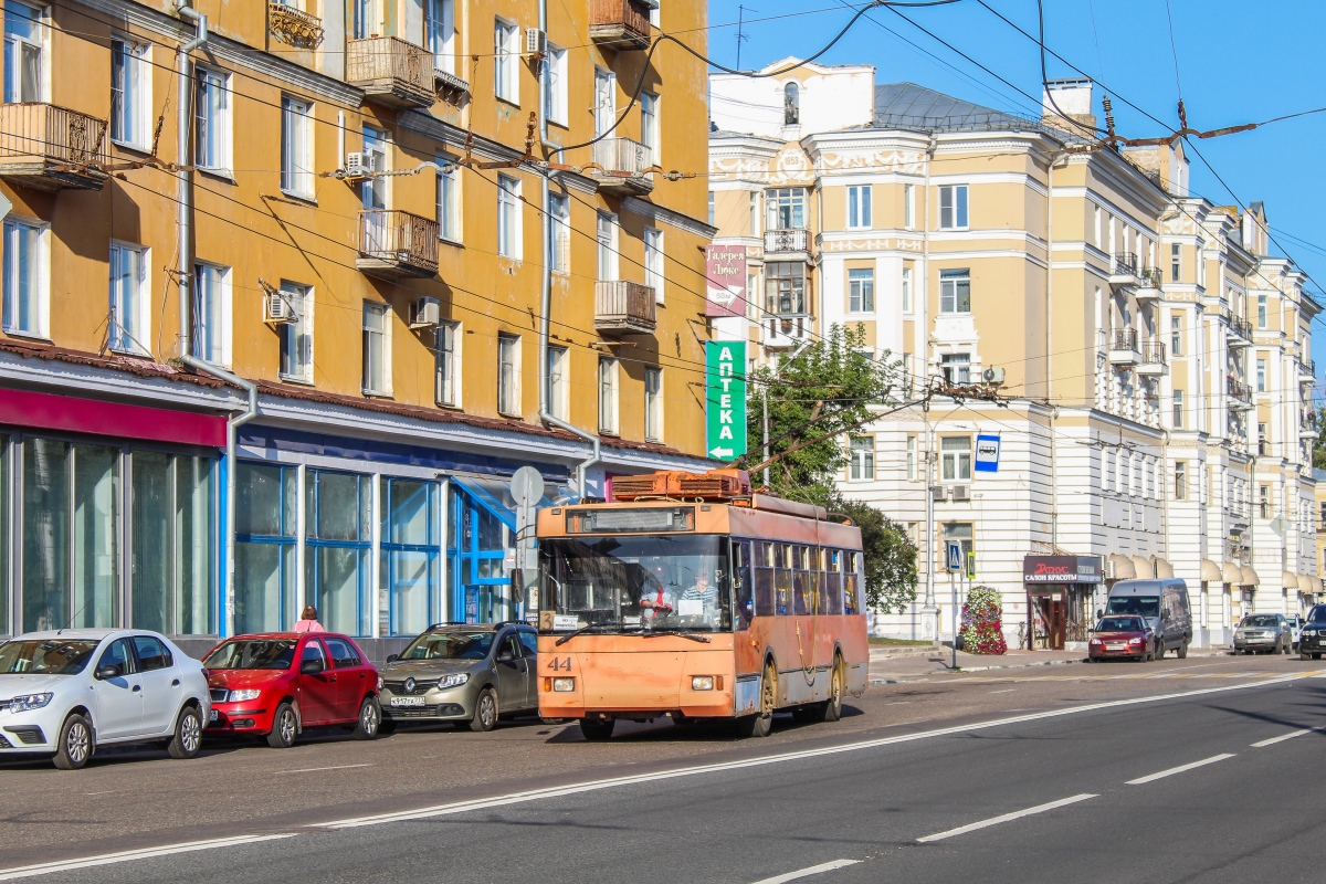 Тверь, Тролза-5275.05 «Оптима» № 44; Тверь — Последние годы тверского троллейбуса (2019 — 2020 гг.)