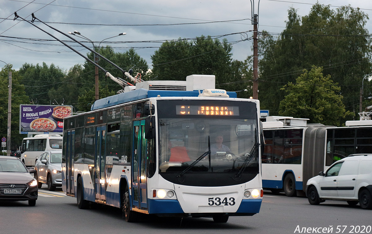 Санкт-Петербург, ВМЗ-5298.01 «Авангард» № 5343