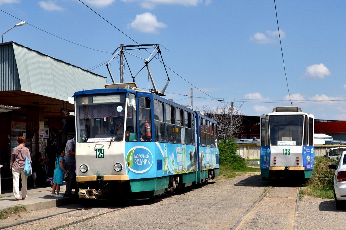 Пятигорск, Tatra KT4SU № 129