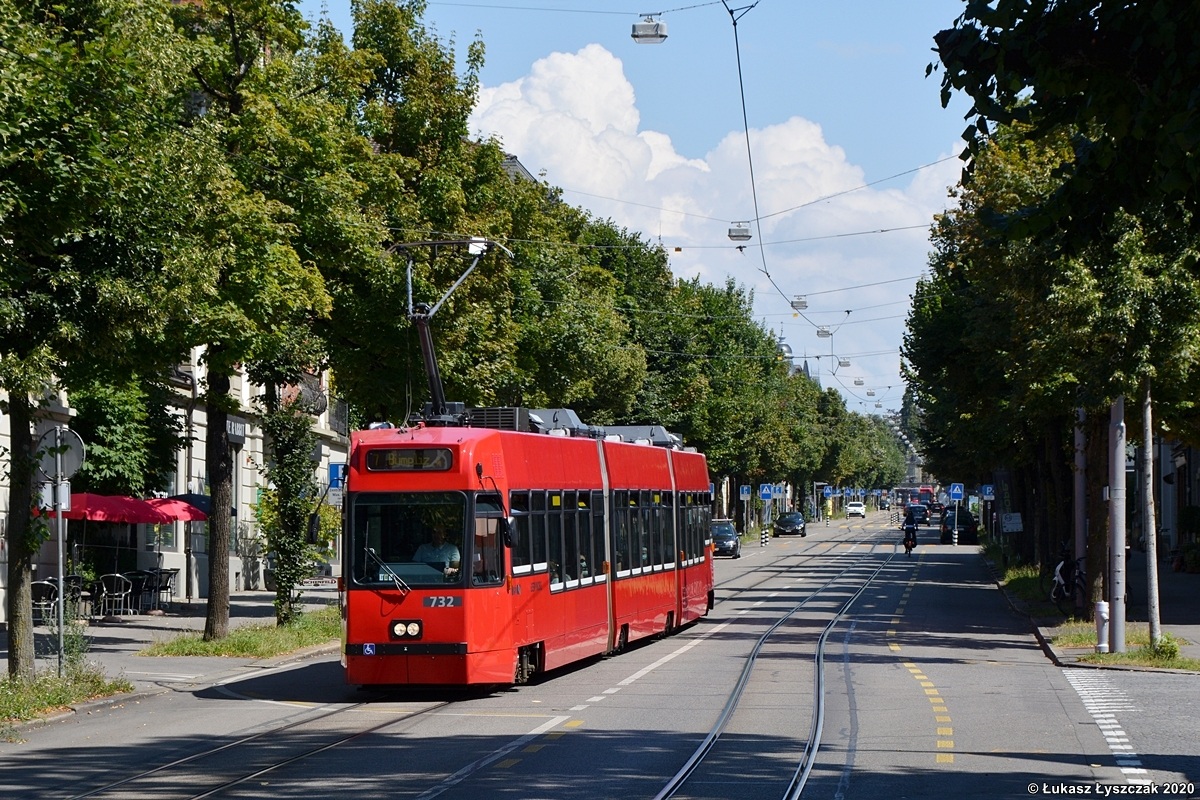 Берн, ACMV/ABB/Duewag Be 4/8 № 732