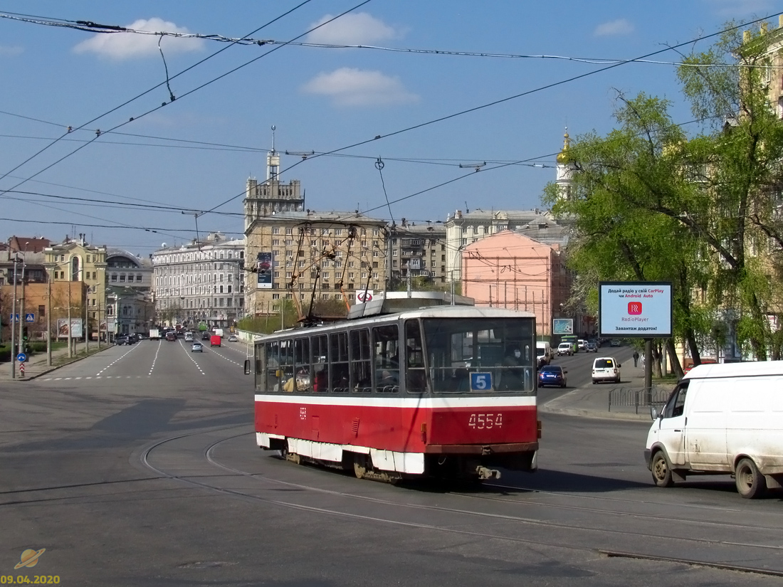 Харьков, Tatra T6B5SU № 4554