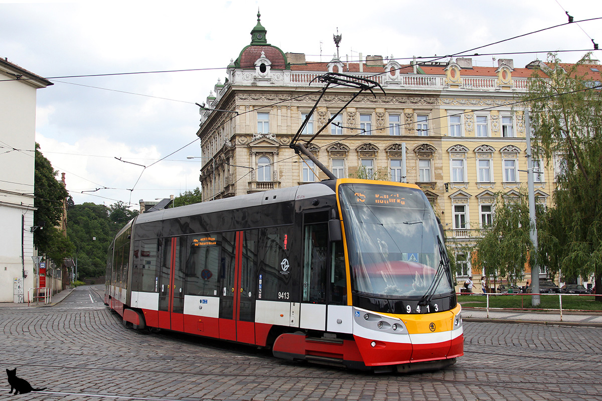 Прага, Škoda 15T6 ForCity Alfa Praha № 9413