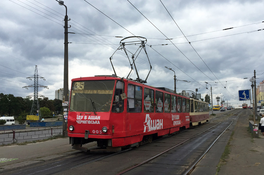 Киев, Tatra T6B5SU № 005