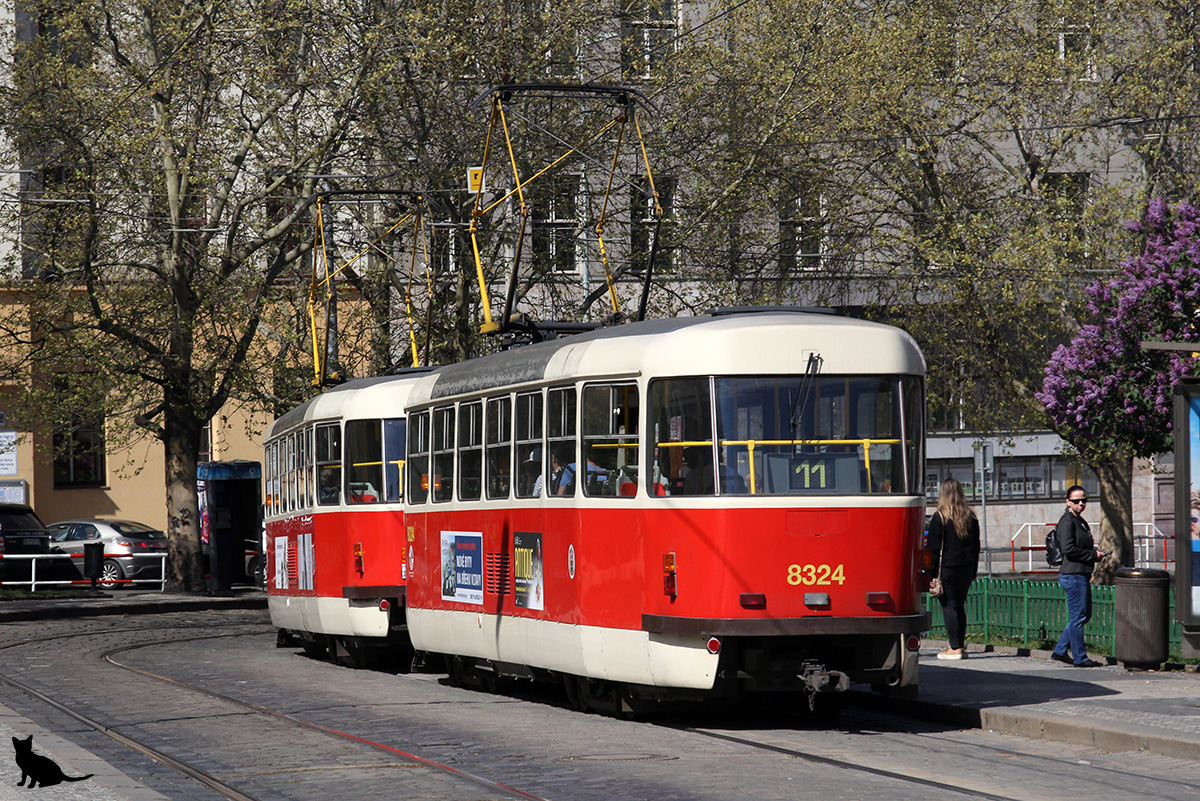 Прага, Tatra T3R.P № 8324