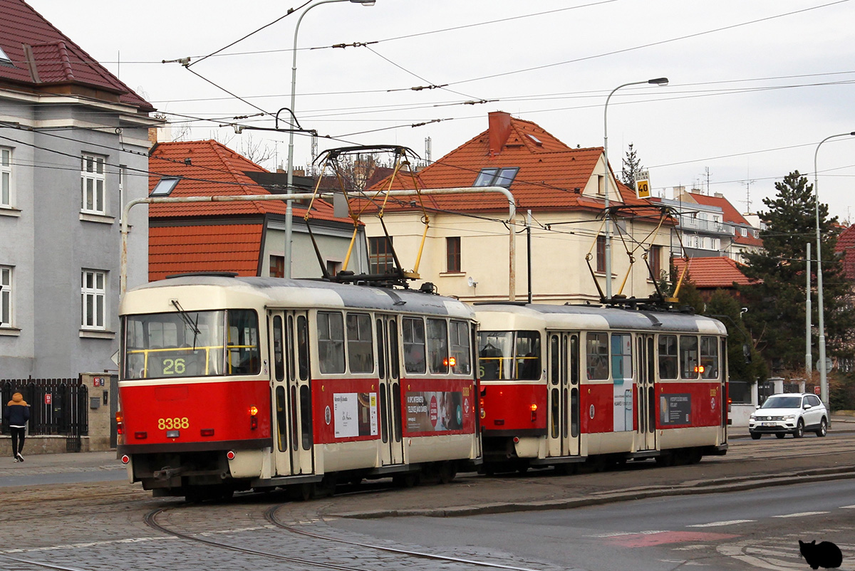 Prague, Tatra T3R.P N°. 8388
