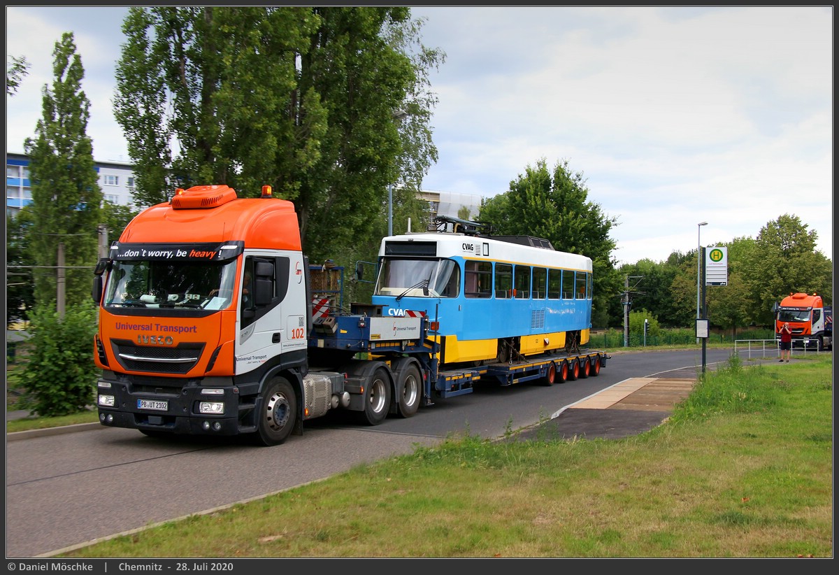 Хемниц, Tatra T3DM № 523; Хемниц — Арт-проект «Парковое лето»