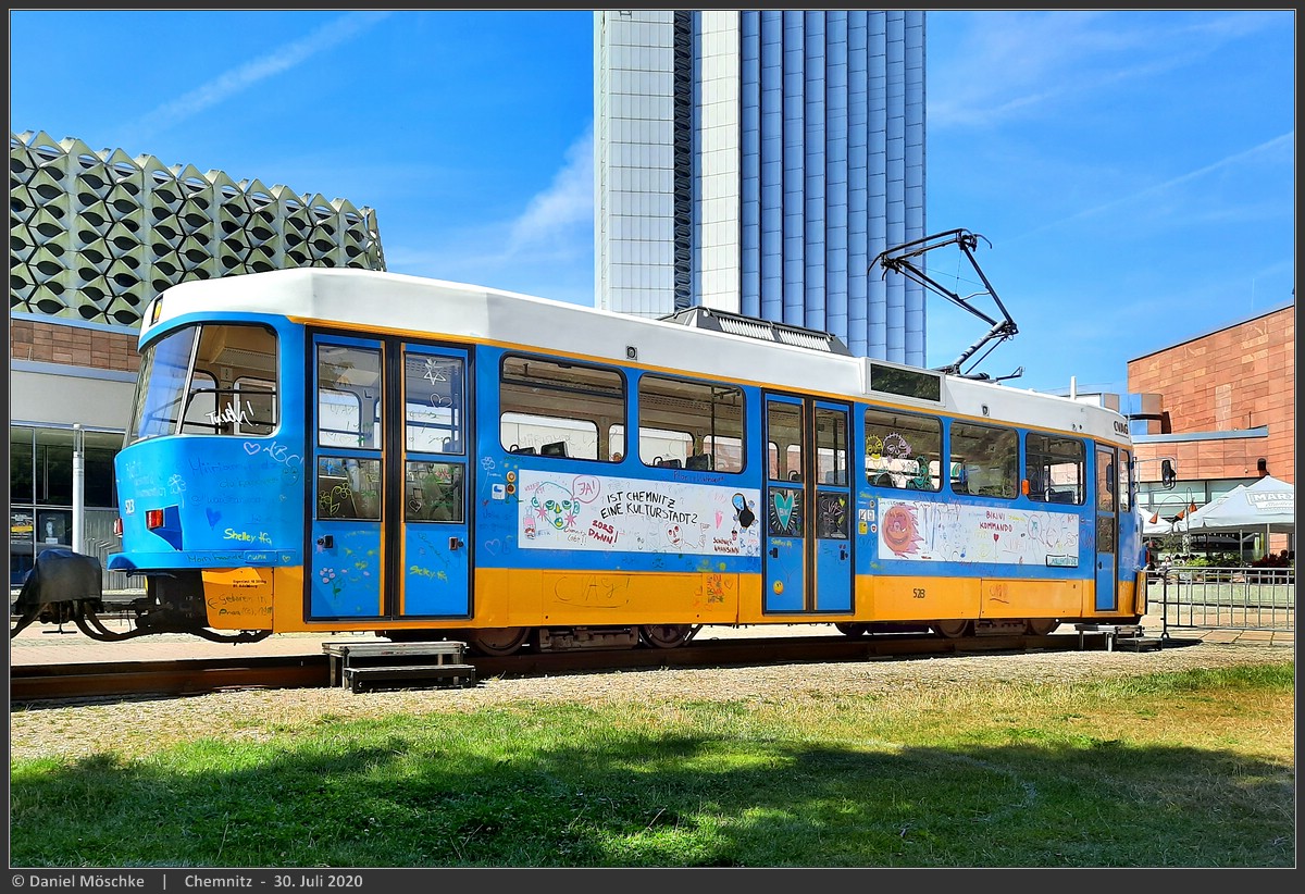 Хемниц, Tatra T3DM № 523; Хемниц — Арт-проект «Парковое лето»