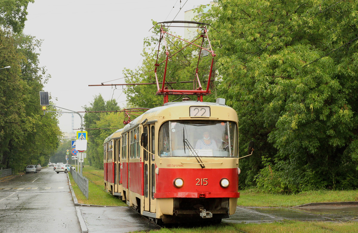 Екатеринбург, Tatra T3SU № 215