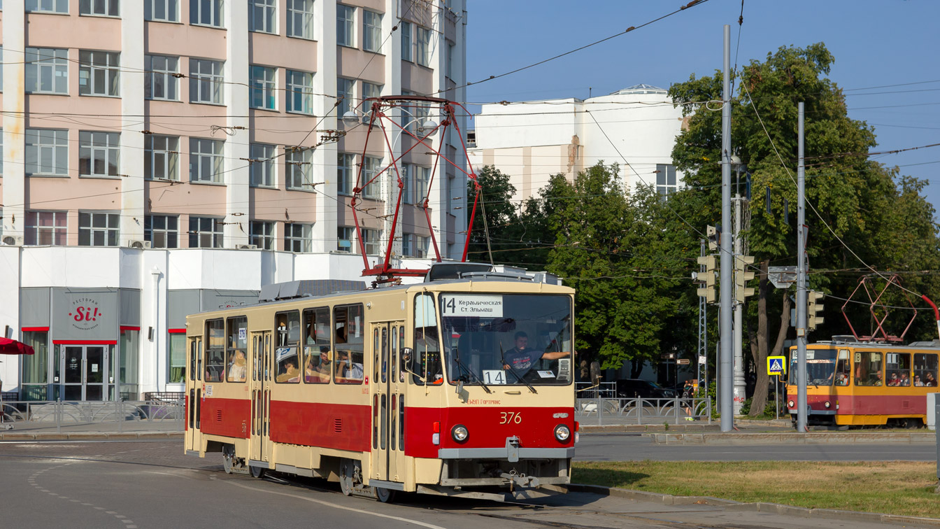 Екатеринбург, Tatra T6B5SU № 376