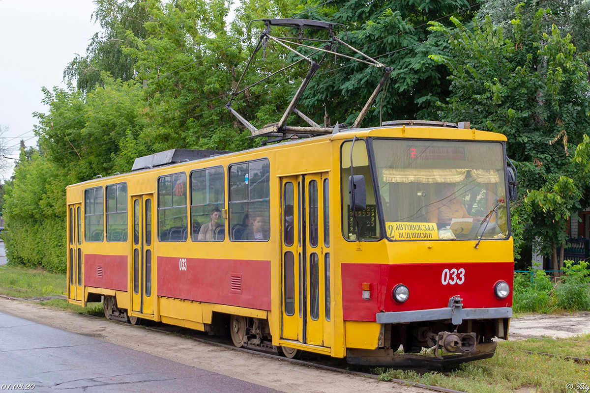Курск, Tatra T6B5SU № 033