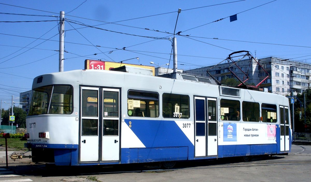 Барнаул, Tatra B3DM КВР Барнаул № 3077