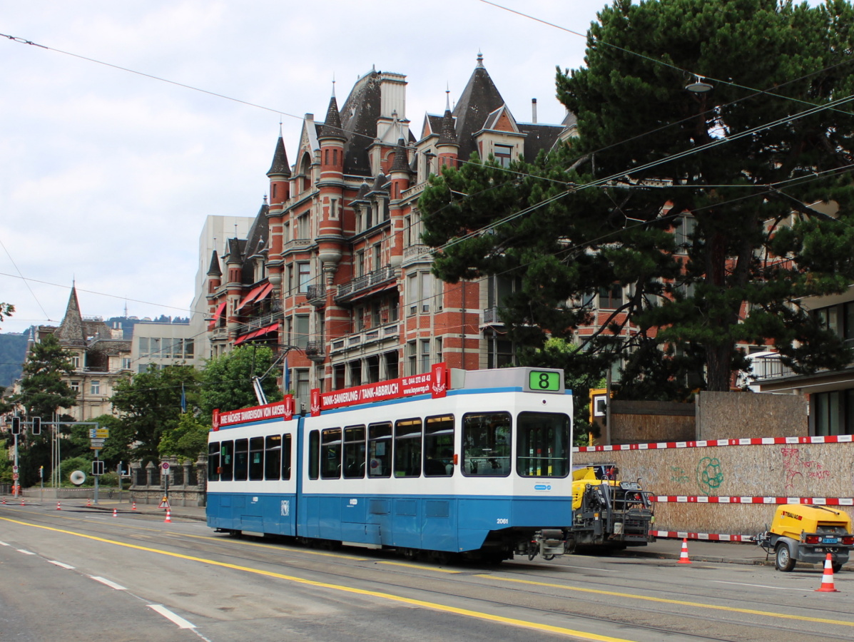 Цюрих, SWP/SIG/BBC Be 4/6 "Tram 2000" № 2061