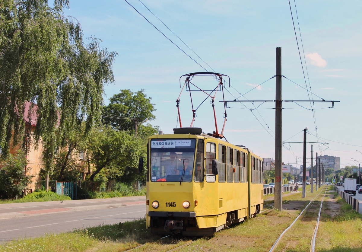 Львов, Tatra KT4SU № 1145