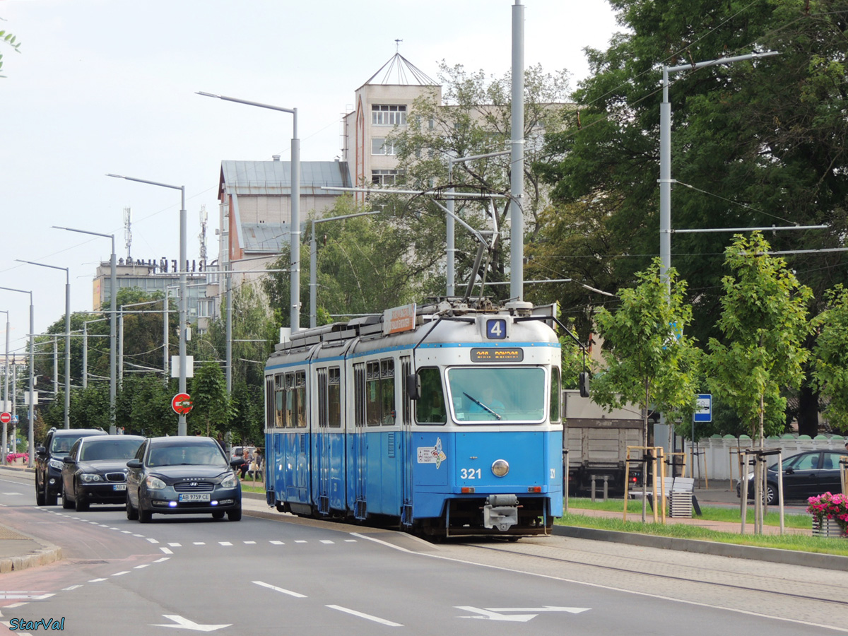Винница, SWS/SIG/BBC Be 4/6 "Mirage" № 321; Винница — Трамвайные линии и инфраструктура