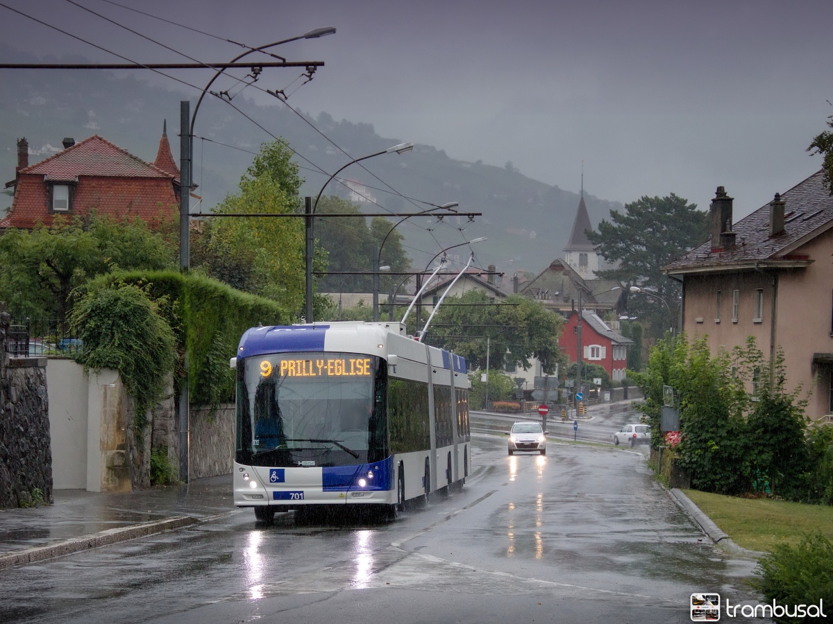 Lausanne, Hess lighTram 25 DC č. 701 Lausanne, Hess lighTram 25 DC č. 701