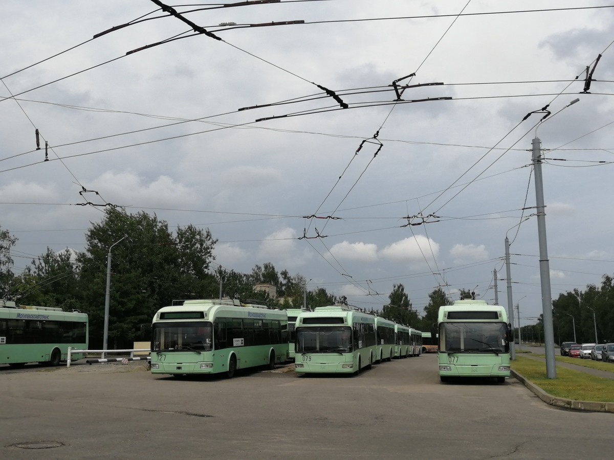 Могилёв, БКМ 32102 № 127; Могилёв, БКМ 32102 № 079; Могилёв, БКМ 32102 № 077; Могилёв — Конечные станции