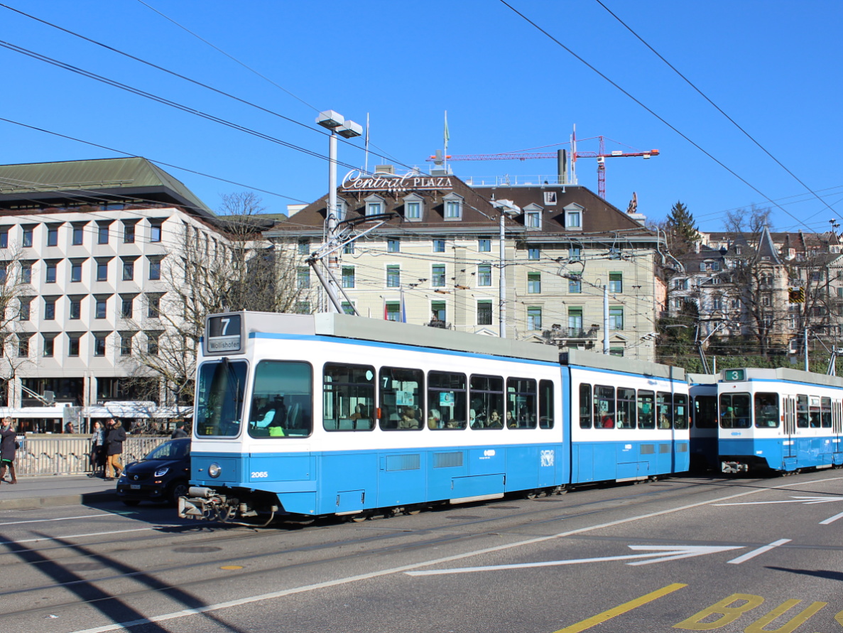 Цюрих, SWP/SIG/BBC Be 4/6 "Tram 2000" № 2065