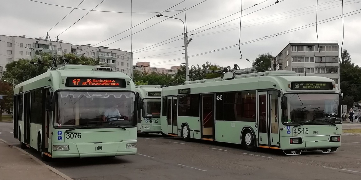 Минск, БКМ 321 № 3076; Минск, БКМ 32102 № 4545