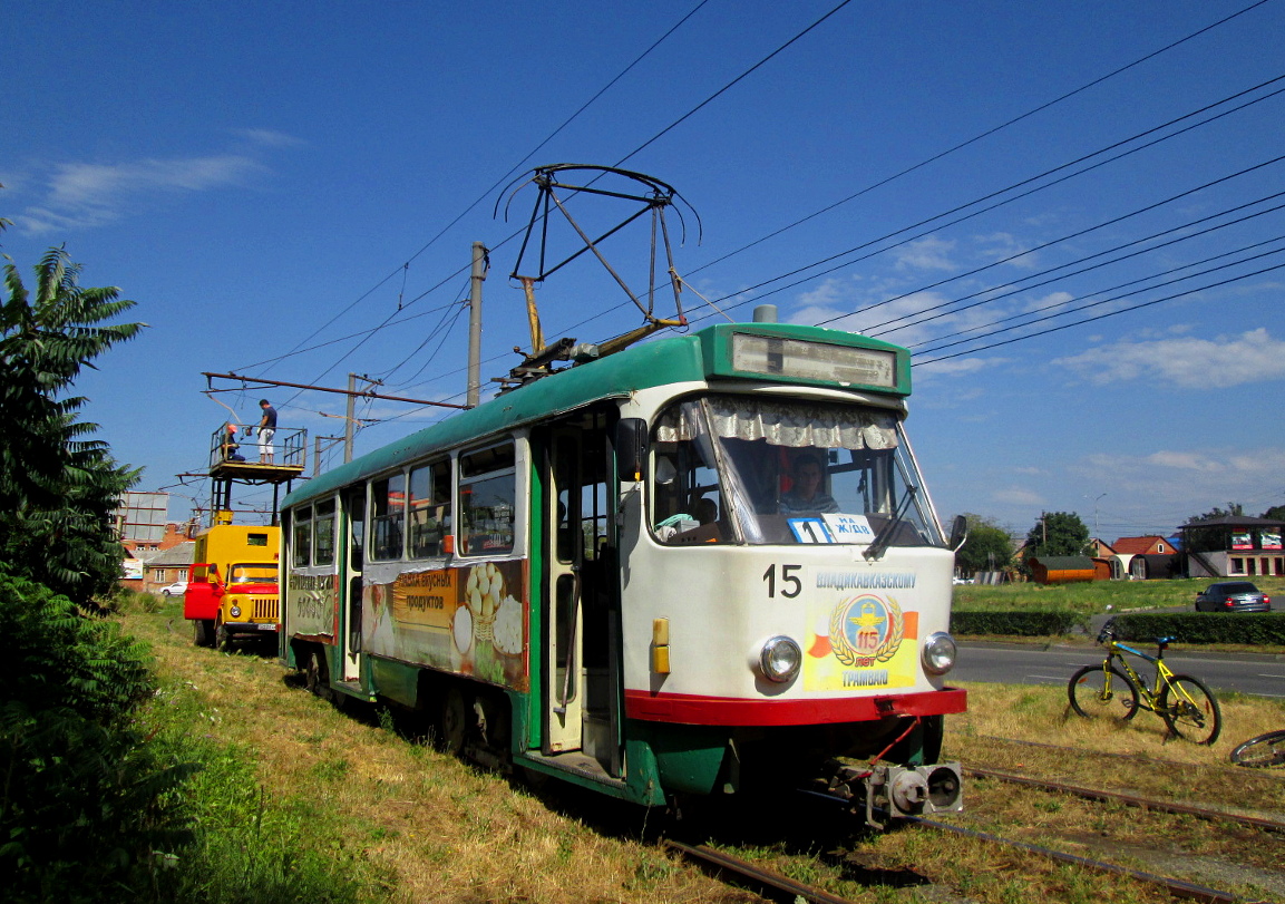 Vlagyikavkaz, Tatra T4DM — 15; Vlagyikavkaz — Situations