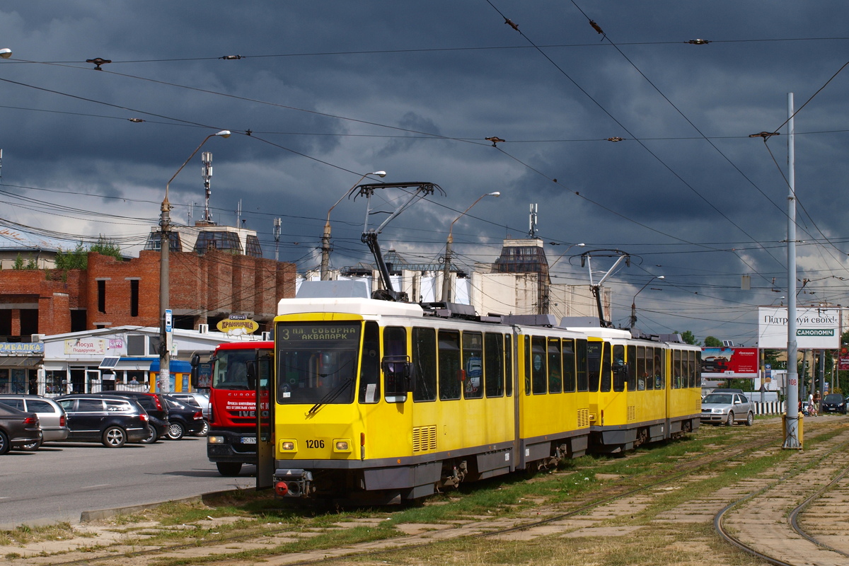 Lviv, Tatra KT4DM č. 1206