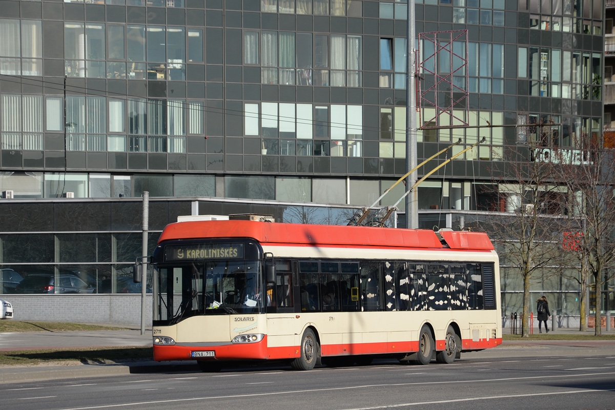 Vilnius, Solaris Trollino II 15 AC № 2711