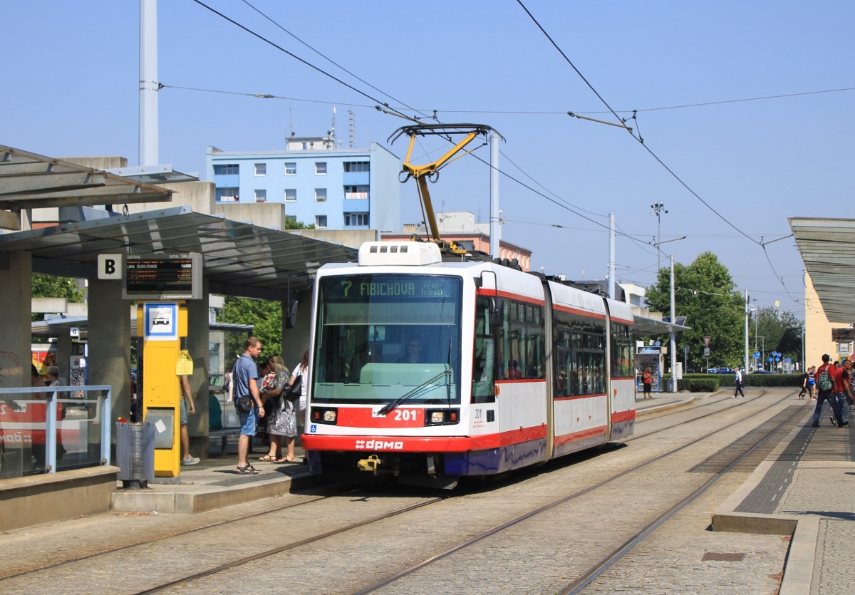 Оломоуц, Škoda 03T1 Astra № 201