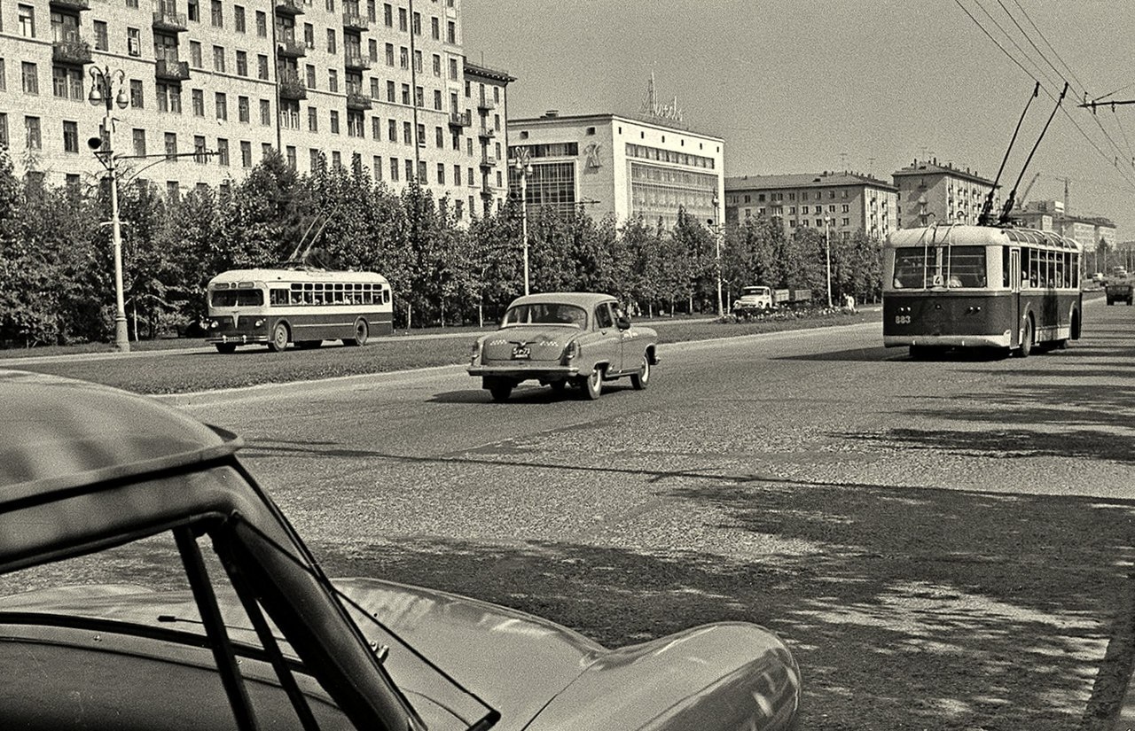 Москва, СВАРЗ МТБЭС № 883; Москва — Исторические фотографии — Трамвай и Троллейбус (1946-1991)
