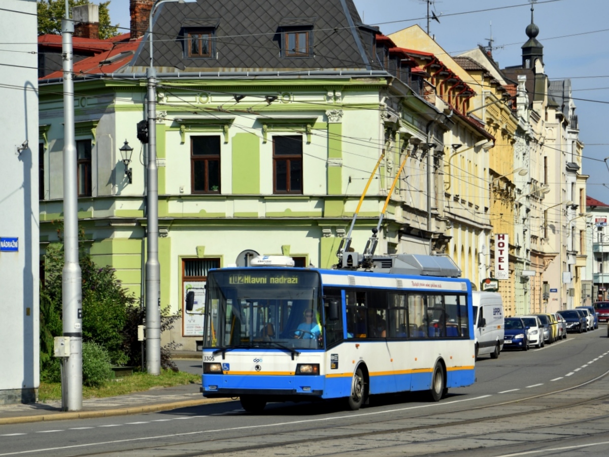 Острава, Škoda 21Tr № 3305