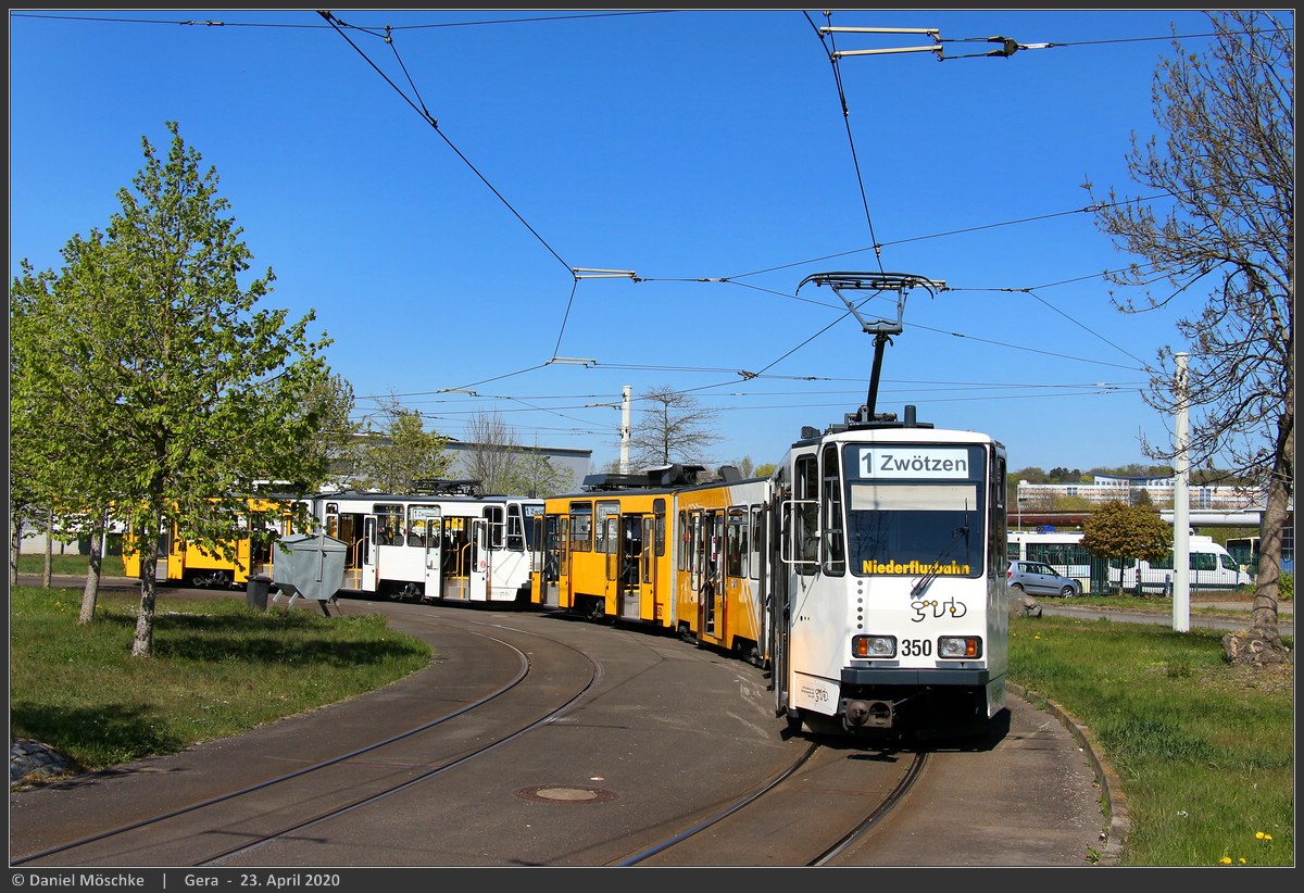 Гера, Tatra KTNF8 № 350