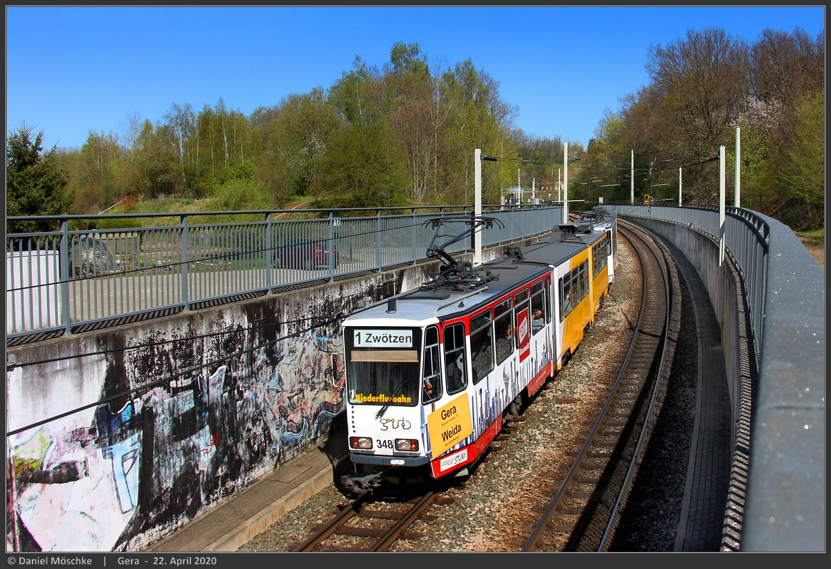 Гера, Tatra KTNF8 № 348